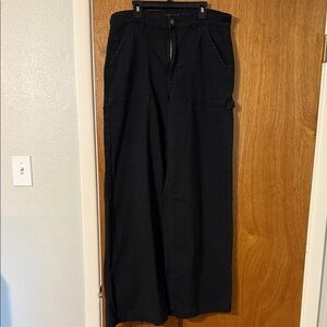 American Eagle Outfitters Dreamy Drape Stretch Super High Waisted Baggy Wide Leg